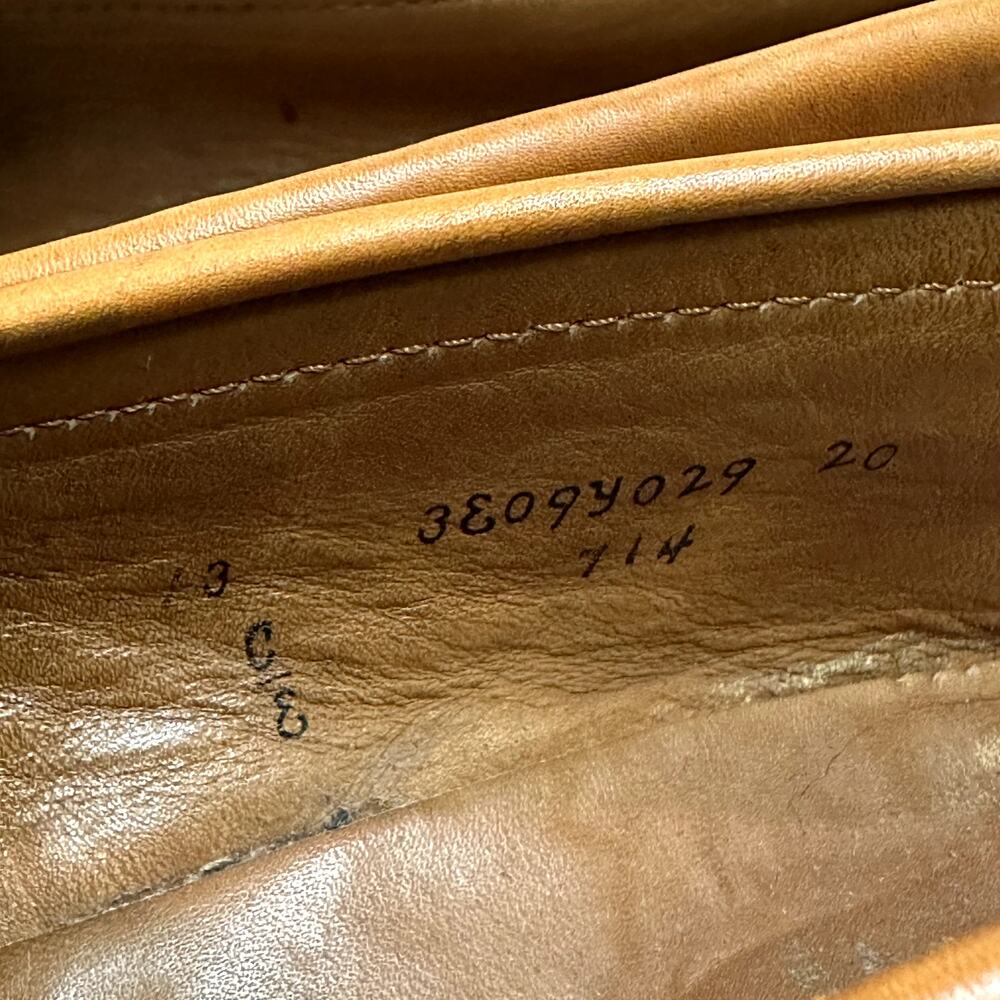 VERY GOOD Alden 714 Leisure Handsewn LHS Peny Loafer Brown Tan Calf USA 13 W - Picture 9 of 12